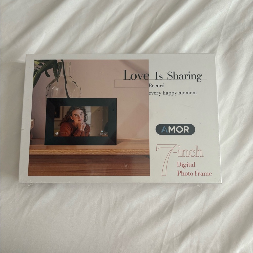AiMOR Black Digital Photo Frame